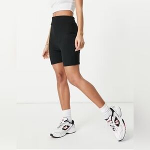 MISSGUIDED black stretchy bike shorts, size 4